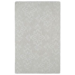 Trends Ivory Damask Wool Rug (36 X 56)