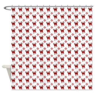  Christmas Candy Cane Shower Curtain  Use code FREECART at Checkout