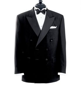 Black Double Breasted Tuxedo Jacket  Sizes 48 52 JoS. A. Bank