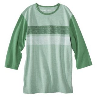 Mossimo Supply Co. Mens Football Tee Shirt   Honest Green S