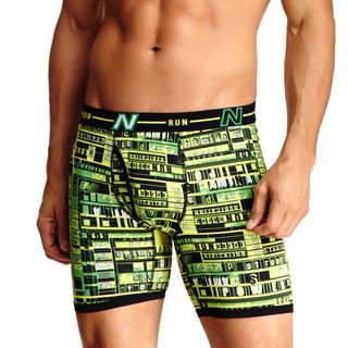 New Balance Mens Lime Typography Photoprint Boxer Briefs