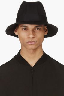 Undercover Black Three Panel Brimmed Canvas Hat