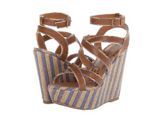 Kelsi Dagger Paxton Womens Wedge Shoes (Blue)