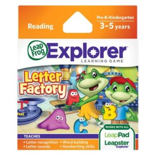 LeapFrog Explorer Learning Game   Letter Factory