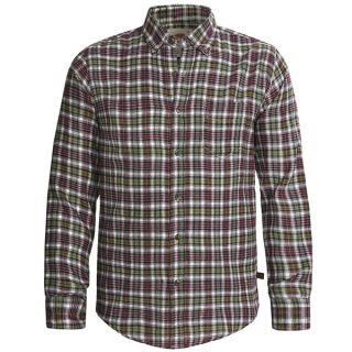 Grizzly Clark Plaid Shirt   Flannel  Long Sleeve (For Men)   HOLLY (XL )
