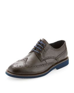 Robert Leather Lace Up Wingtip, Chestnut