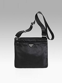 Prada Nylon Messenger   Black