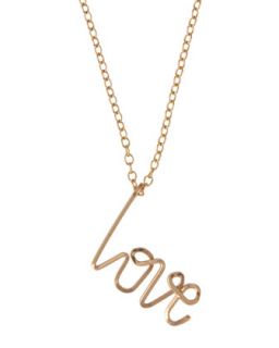 14 Karat Gold Love Charm Necklace