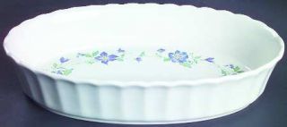 Mikasa Rotunda Oval Baker, Fine China Dinnerware   Maxima, Blue Floral