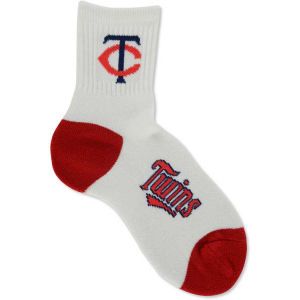 Minnesota Twins For Bare Feet Ankle White 501 Med Sock