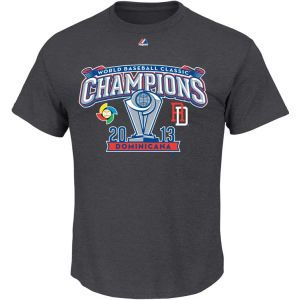 Dominican Republic Majestic MLB World Baseball Classic 2013 LR Champ T Shirt