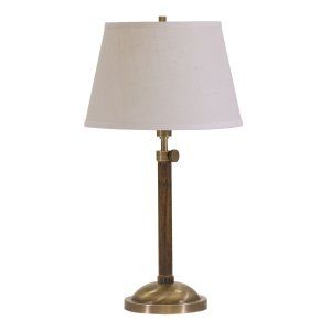 House of Troy HOU R450 AB Richmond Adjustable Antique Brass Table Lamp