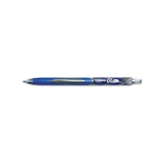 Zebra Ola Blue Medium point Retractable Ballpoint Pens (pack Of 12)