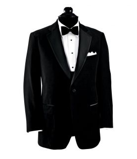 Black Velvet Dinner Jacket JoS. A. Bank Mens Suit