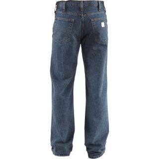 Carhartt Relaxed Fit Straight Leg Jean   Deep Stone, 36 Inch Waist x 34 Inch