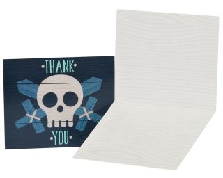 Boys Only Bash Thank You Notes