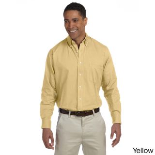 Mens Long sleeve Wrinkle resistant Oxford Shirt