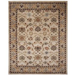 Hand tufted Tempest Beige Area Rug (5 X 8)