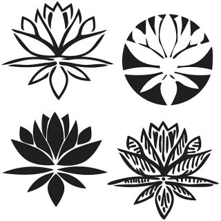 Crafters Workshop Lotus Blossom 6x6 Templates