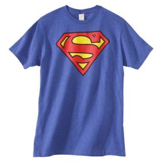 SUPERMAN Royal Heather Mens Spm Shield T Shirt   S