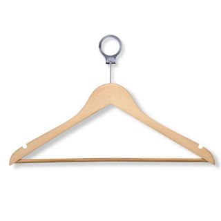 Honey Can Do Maple Wood Suit Hotel Hanger (case Of 24)