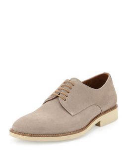 Shelton Suede Lace Up Oxford, Sand