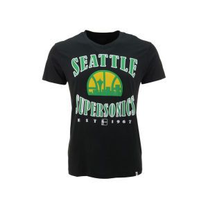 Seattle SuperSonics 47 Brand NBA Hi Def Victory V Neck T Shirt
