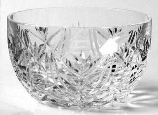Waterford Clare Finger Bowl   Cut, Criss Cross, Curved Lines, Cut Foot