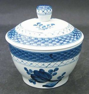 Royal Copenhagen Tranquebar Blue Sugar Bowl & Lid, Fine China Dinnerware   Blue