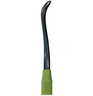 ISI Dual Basting Brush, Handle Heat Resistant Up to 490 Degrees F, Black/Wasabi