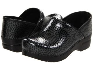Dansko Professional Black Mosaic Womens Clog Shoes (Black)