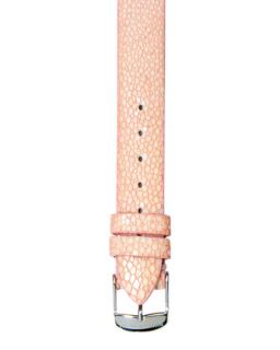 Peach Galuchat Bracelet Strap, 12mm