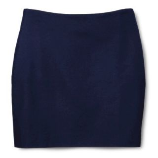 Merona Womens Woven Mini Skirt   Xavier Navy   8