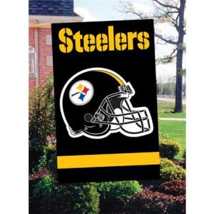 Pittsburgh Steelers Applique House Flag