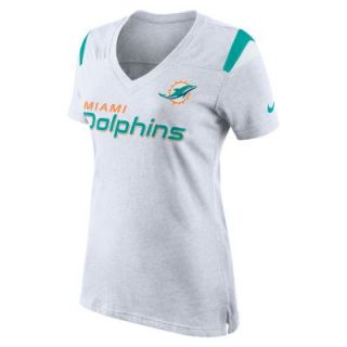 Nike Fan (NFL Miami Dolphins) Womens Top   White