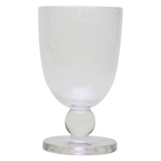 Tag Bubble Glass Goblets   Set of 6 Clear   555179