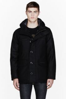 Canada Goose Black Loro Piana Bergamo Parka