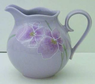 Mikasa Sweet Leilani Creamer, Fine China Dinnerware   Rondo,Purple Flowers,Lilac