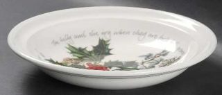 Portmeirion Holly And The Ivy, The Rim Soup Bowl, Fine China Dinnerware   Holly,