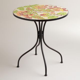 Floral Cadiz Mosaic Bistro Table   World Market