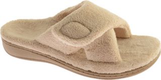 Womens Vionic with Orthaheel Technology Relax Slipper   Tan Slippers