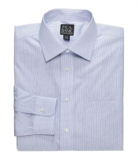 Traveler Tailored Fit Spread Collar Check Dress Shirt JoS. A. Bank