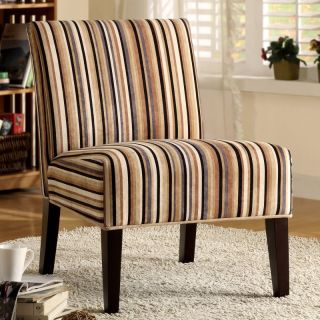 Brody Fabric Accent Chair   Strip Multicolor   HN468F7S(3A)