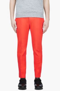 Acne Studios Blood Orange Classic Trousers