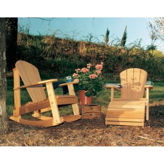 Creekvine Designs Cedar Adirondack Chair and Rocker Collection Multicolor  