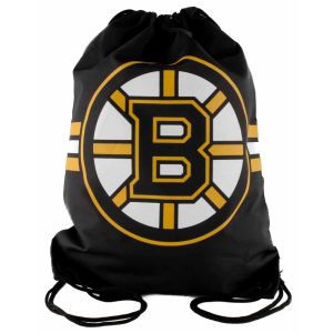 Boston Bruins Forever Collectibles NHL Team Stripe Drawstring Backpack