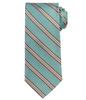 Signature Herringbone Tan Stripe Extra Long Tie JoS. A. Bank