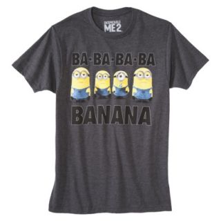 Despicable Me Minions Mens Graphic Tee   Charcoal L