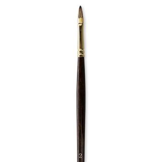 Winsor and Newton Size 2 Monarch Short Handle Filbert Brush (2Handle Short handle, rich brown stainFerrule Corrosion resistantBristle Synthetic polyester filamentsBrushes are suitable for use with all oil, acrylic, and griffin alkyd fast drying oil col