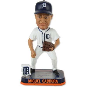 Detroit Tigers Miguel Cabrera Forever Collectibles Springy Logo Bobble